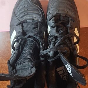 Adidas Kids Black Soccer Shoes
